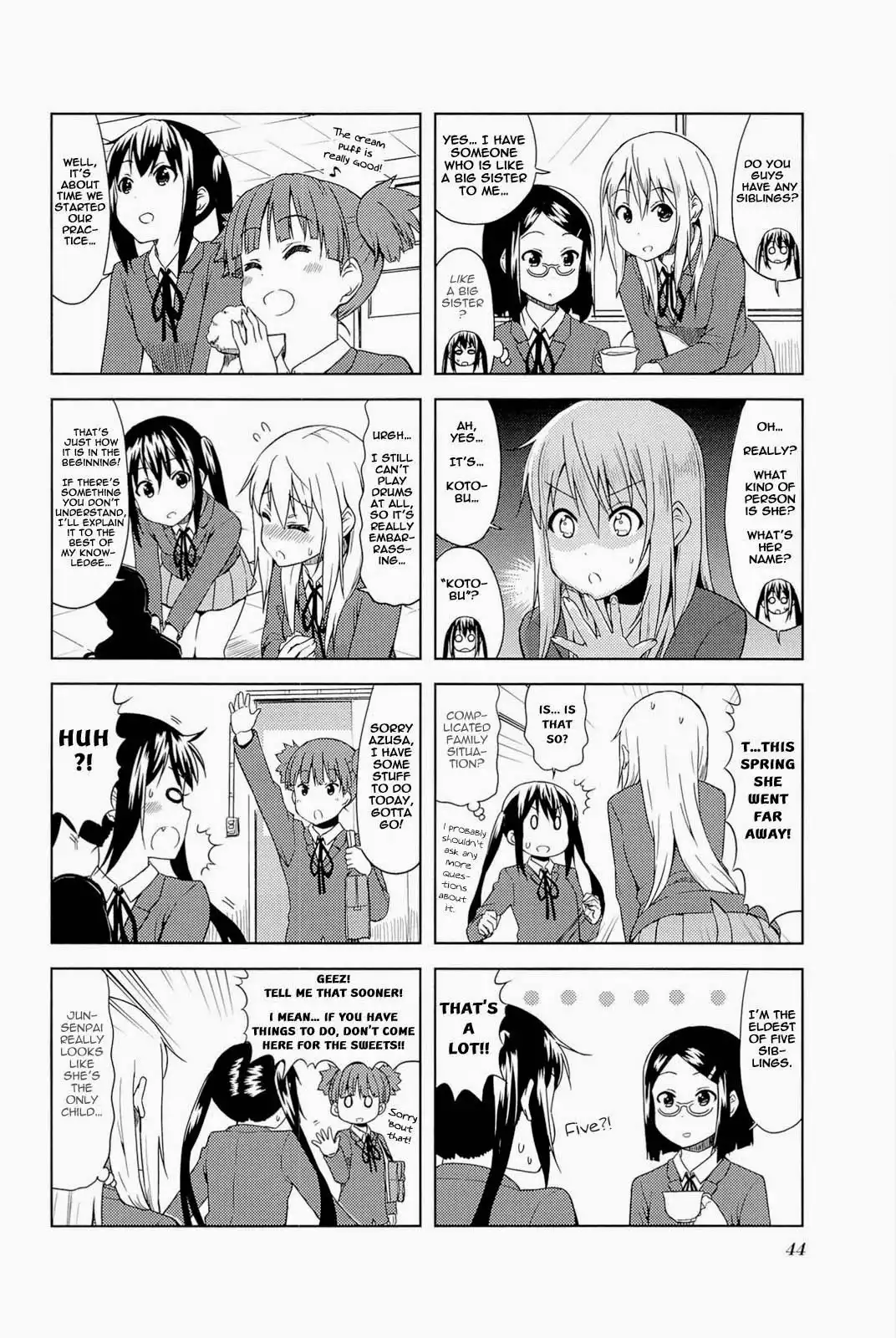 K-ON! - High School Chapter 5 4